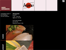 Tablet Screenshot of haru-sushi.de